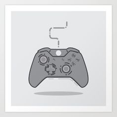 xBox controller by Miguel Angélus Batista #xbox #illustration #games #gaming #gamer #flatdesign