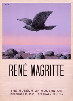 Rene Magritte - The Museum of Modern Art from kingandmcgaw.com #Art #Poster #ModernArt #Lithograph #Printing #Mourlot