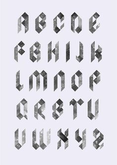 These blackletter stars take antique letterforms into the future.