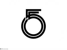 55 #logo #logotype #fiftyfive #typography