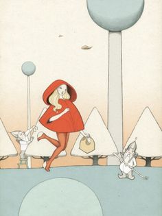 planet adventures / fairy-tale planet | Denise van Leeuwen #illustration #tale #fairy