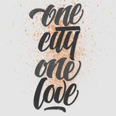 One city, one love