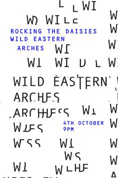 Wild Eastern Arches Jack Walsh #band #poster