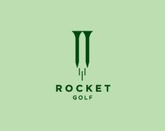 Rocket Golf by Sean Heisler #logo #idea #rocket golf