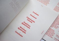 Isaac Minogue #booket #typography #grammar #toc