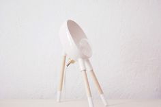 Beabop Lamp - Sergio Guijarro | Ceramic, brass and wood. #bulb #lamp #beabop #sergio #ceramics #design #wood #art #guijarro #light