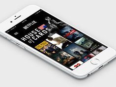 Netflix App Concept PSD for iPhone 6