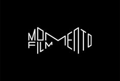 Momento Film by Bedow #logo #logotype #typography #mark