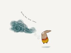 Little Bunny Big World - Beautiful Illustrations by Kitt Santos #graphic design #illustration #bunny #hand draw