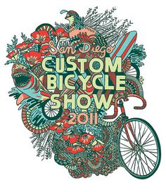 San Diego Custom Bicycle Show 2011 #illustration