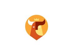 Dribbble - Bull by Bobby McKenna #mark #logo #emblem