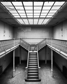 Black and White Photographs of Abandoned Places by Valerie Leroy