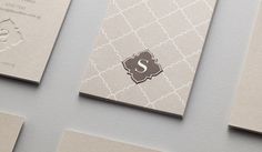 design work life » Manic: The Sultan Branding #card #letterpress #business