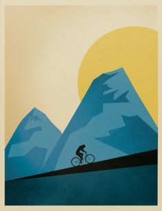 S & S Shop by Script and Seal — Mountain Trails #mountain #poster