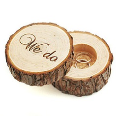 Timber & Bark Wedding Ring Box