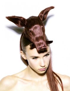 NAGI NODA'S HAIR HATS | Dirty Magazine #hair #animal