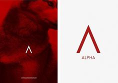 Graphic-ExchanGE - a selection of graphic projects #red #london #husky #alpha #brand #identity #dog