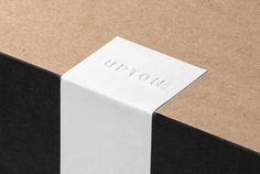 Upton Belts by Wedge and lever. #Packaging