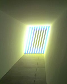 Untitled - Flavin, Dan - Conceptual art - Installation - Abstract - TerminArtors #sculpture #fluorescent #lights #colour #light #flavin