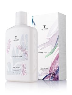 Thymes Clary SageÂ Tea #packaging #beauty #cosmetic