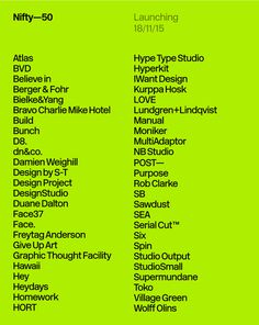 Nifty—50 by Socio Design #typography