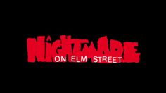 Nightmare on Elm Street 1984 movie poster lettering #title #movie #horror #typography