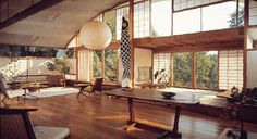George Nakashima #home #interiors #george nakashima