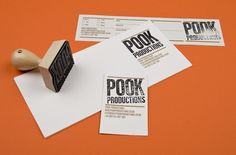 Pook Productions image #stamp #print #identity