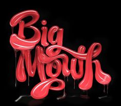 Big Mouth Project - Luke Lucas – Typographer | Graphic Designer | Art Director #luke #big #image #as #type #mouth #lucas