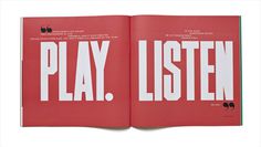 Jazz FM Booklet Matt Willey #layout #editorial #typography