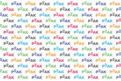 Peak by Proxy #pattern #logo #colourful #typography