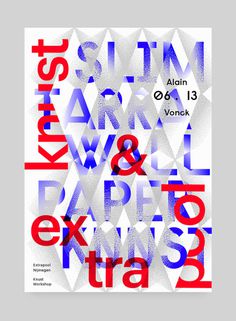 Slimtarra, Alain Vonck #blue #red #poster #typography