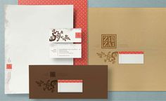 Packaging: Stamped Envelopes with sticker labels #design #tenfold #collective #life #work