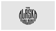 Railroad company logo design evolution #railroad #logo #alaska