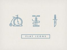 Flat Icons #illustration #icons