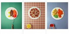 David Sykes — Faux food set #scale #prints #balloons #photo #large #phography