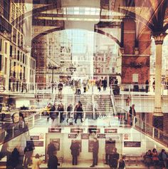 CJWHO ™ (Double Exposures Blur Lines Between New York and...) #london #design #zalcman #exposure #photography #art #york #daniella #new