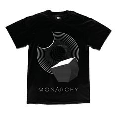 k a t e m o r o s s / w o r k / MONARCHY #blackwhite #apparel #graphic #illustrations #tee