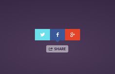 Simple Social Share Button jQuery Plugin : Share Button #jquery #javascript
