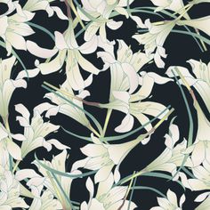 White Lily Pattern #lily #pattern #white #poland #flower #ukraine