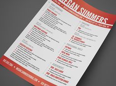 Free Swiss Style Resume Template in PSD File Format