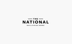 the national bar and dining rooms logo design #logo #design