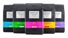 Design |Â MADCAP Coffee #packaging #label #coffee