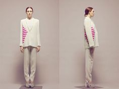 Visual Illusion Through Textile by Emily Seul Ki Uhm #fashion