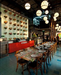 Seafood Restaurant with Elements of Arab Architecture - #restaurant, restaurant, #decor, #interior, decor, interior design