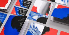 Changer la mode pour le Climat branding graphic design blue red by solide design studio paris france mindsparkle mag
