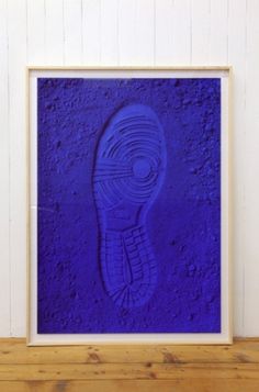 //DIY & Nike - Art & Sole #blue #sneackers #sole