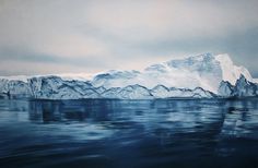 Pastel Icebergs by Zaria Forman 1 #painting #sea #art