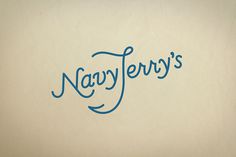 Navy Jerry's on Behance #logo #illustration #monoline