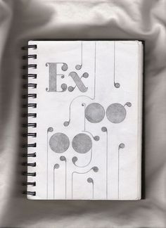 Typography sketched #type #drawing #illustration #tpography #notebook #pencil #sketch